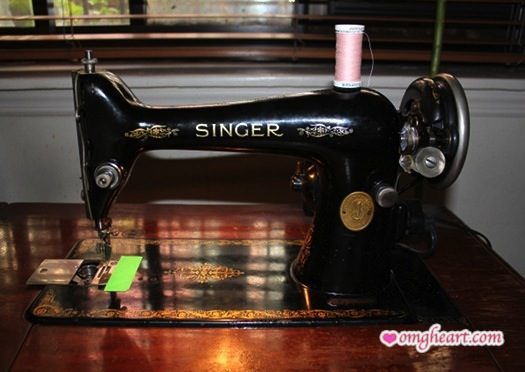 My Vintage Singer Sewing Machine
