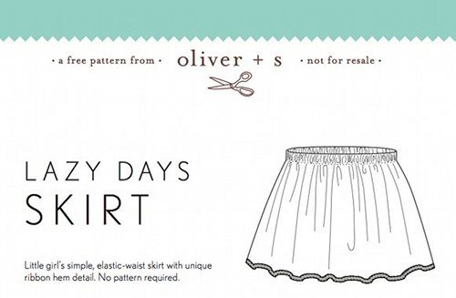 Pattern: Oliver + S Lazy Days Skirt