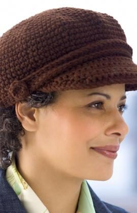 Pattern: Newsboy Cap by Red Heart