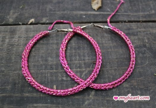 Pattern: Hoop Earrings Crochet Style