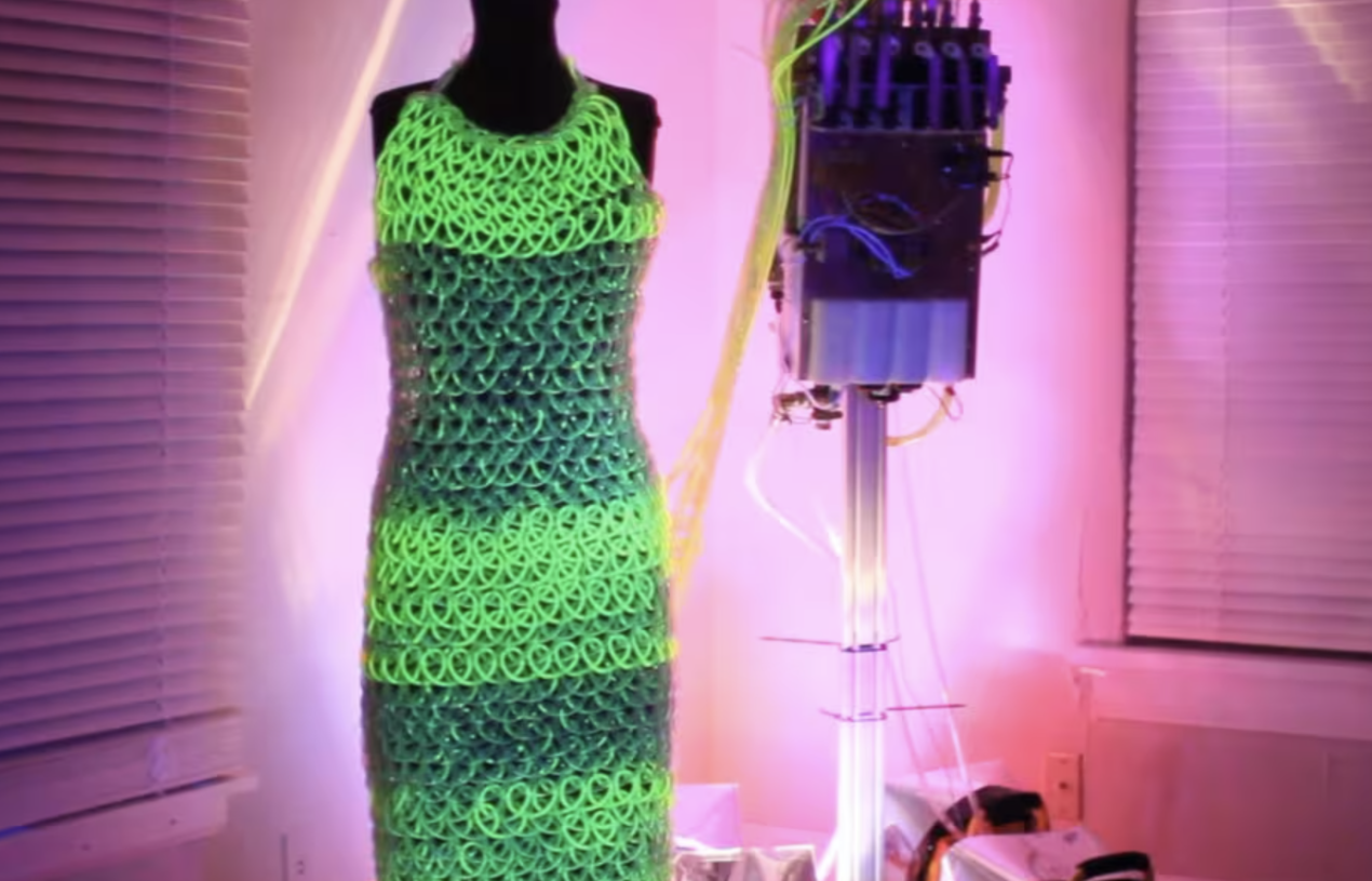 Loom Knitting: Fluid Dress